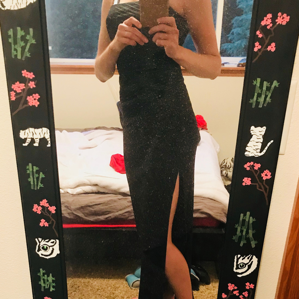 Formal Sleeveless Split Skirt Dress